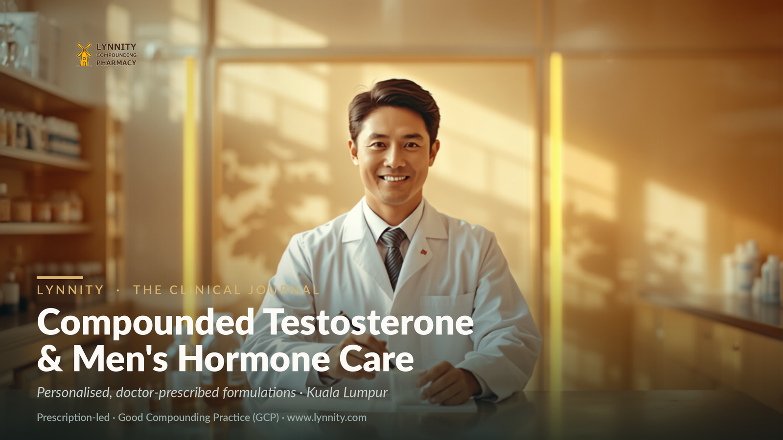 Compounded Testosterone & Men’s Hormone Formulations in Malaysia: A Compounding Guide for Andropause and Men’s Health Clinics