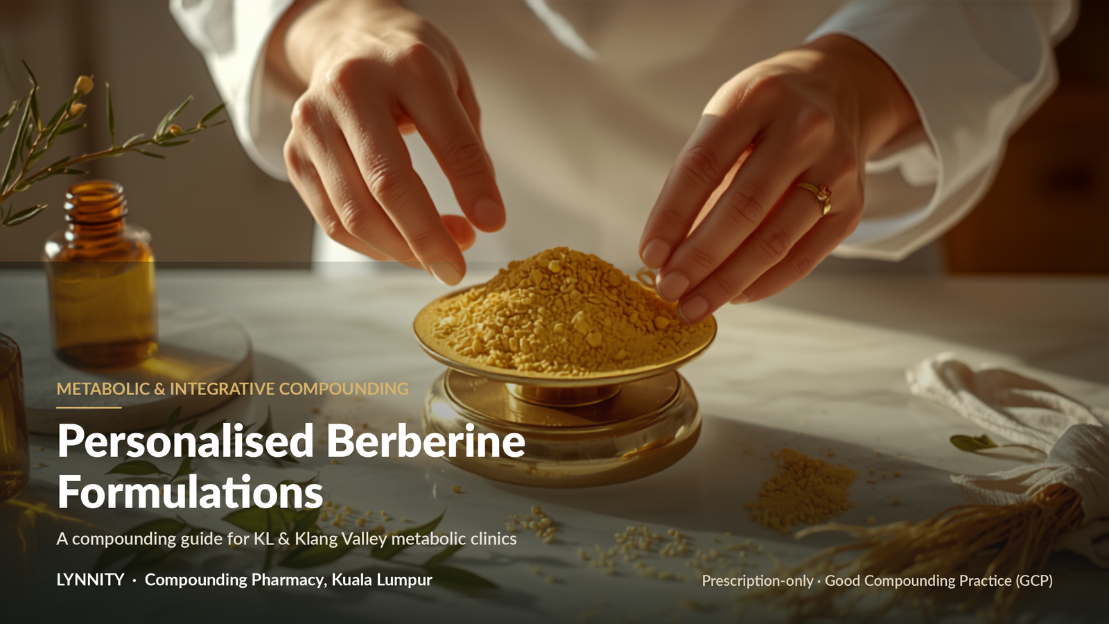 Personalised Berberine Formulations in Malaysia: A Compounding Guide for Metabolic and Integrative Clinics