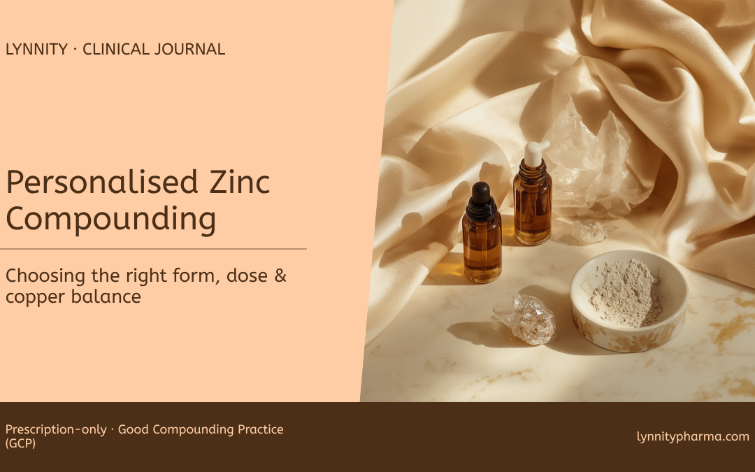 Personalised Zinc Compounding for Clinics: Choosing the Right Form, Dose and Copper Balance for Each Patient
