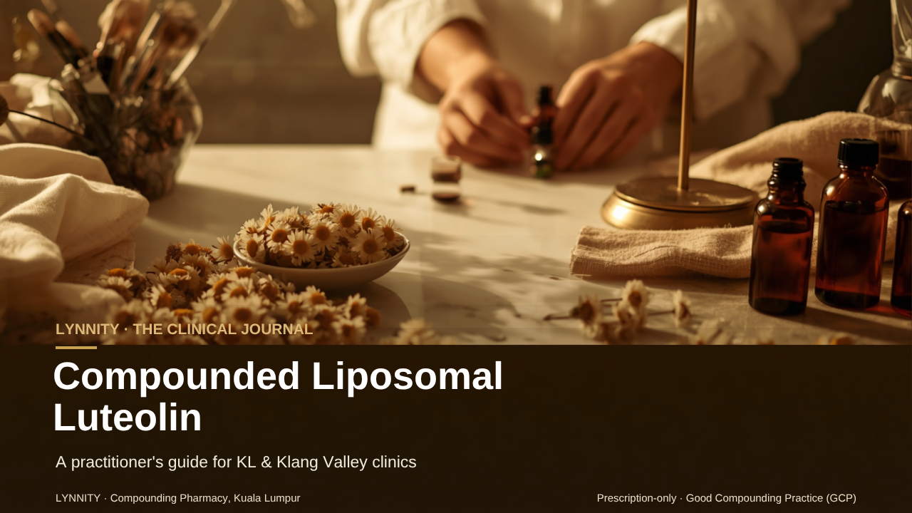 Compounded Liposomal Luteolin in Malaysia: A Practitioner's Guide for KL & Klang Valley Clinics