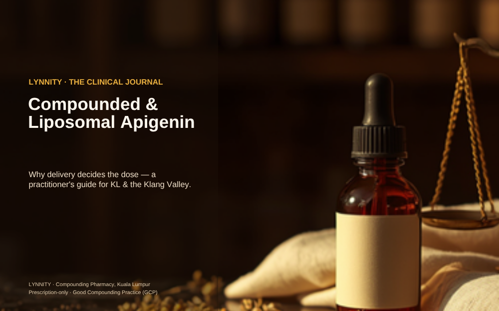 Compounded & Liposomal Apigenin in Malaysia: A Practitioner’s Guide