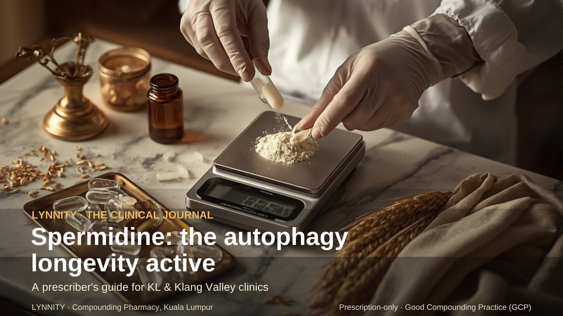 Spermidine: The Autophagy Longevity Active — and Why Its Dose Is a Prescriber’s Question