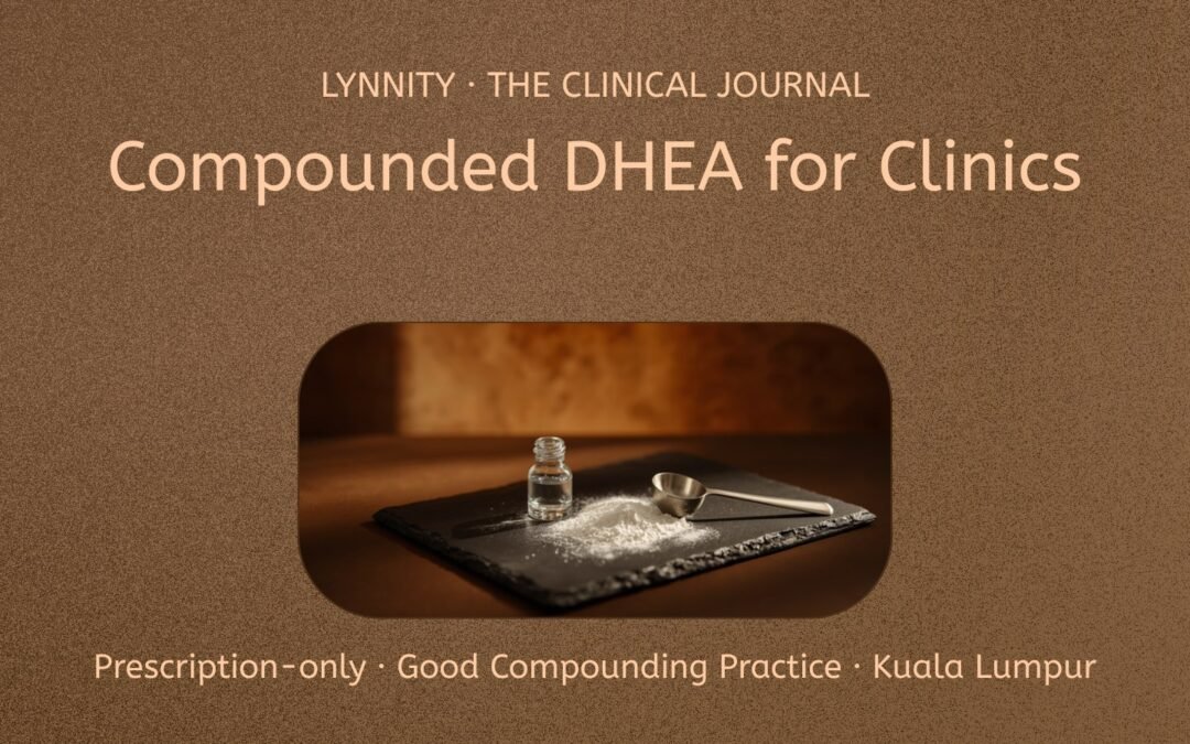 Compounded DHEA in Malaysia: A Practitioner’s Guide for Hormone, Menopause & Fertility Clinics