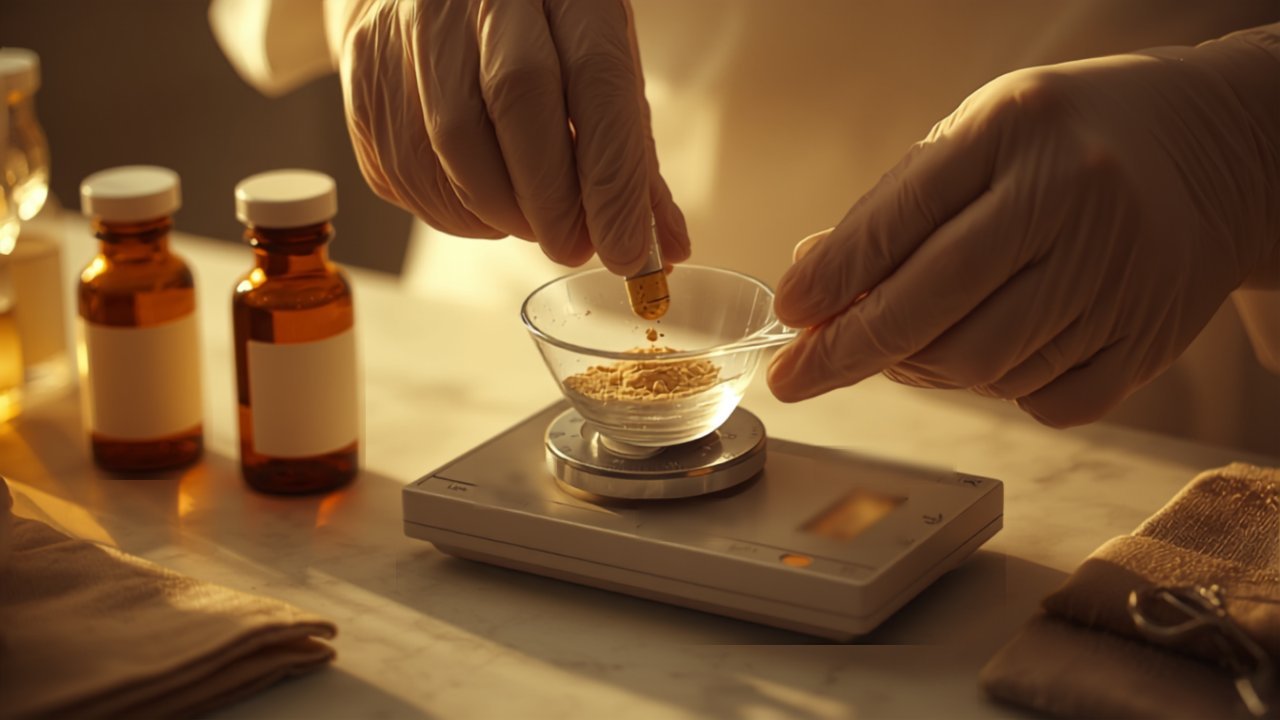 THE EXACT TRIAL DOSE. COMPOUNDED.