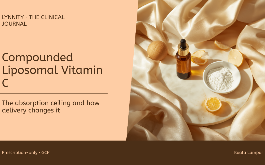Compounded Liposomal Vitamin C in Malaysia: A Practitioner’s Guide to the Absorption Ceiling, G6PD Screening and Dose