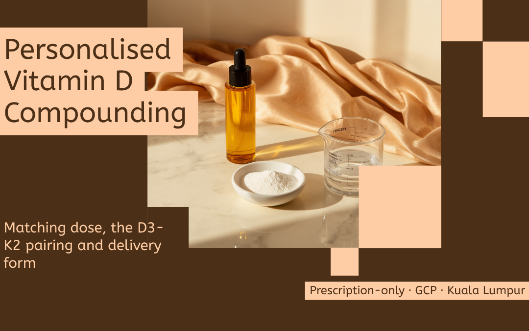 Personalised Vitamin D Compounding: Matching Dose, the D3–K2 Pairing and Delivery Form to the Patient
