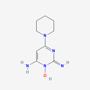 2D chemical structure of minoxidil