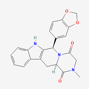 2D chemical structure of tadalafil